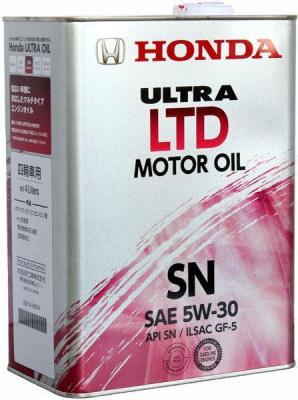 Моторное масло HONDA Ultra LTD API SN/GF-5 SAE 5w30, 4л